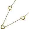 ティファニー TIFFANY＆CO トリプルハートネックレス ゴールド 750 ジュエリー