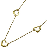 ティファニー TIFFANY＆CO トリプルハートネックレス ゴールド 750 ジュエリー