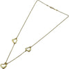 ティファニー TIFFANY＆CO トリプルハートネックレス ゴールド 750 ジュエリー