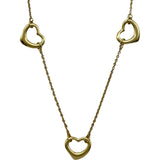 ティファニー TIFFANY＆CO トリプルハートネックレス ゴールド 750 ジュエリー
