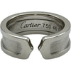 カルティエ Cartier C2リングSM ホワイトゴールド 750 ジュエリー