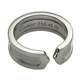 カルティエ Cartier C2リングSM ホワイトゴールド 750 ジュエリー