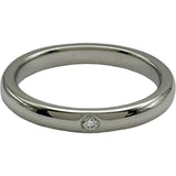 ティファニー TIFFANY＆CO スタッキングリング プラチナ Pt950 ダイヤモンド ジュエリー