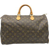 ルイ・ヴィトン LOUIS VUITTON スピーディ40 M41522 ブラウン モノグラム レディース ハンドバッグ