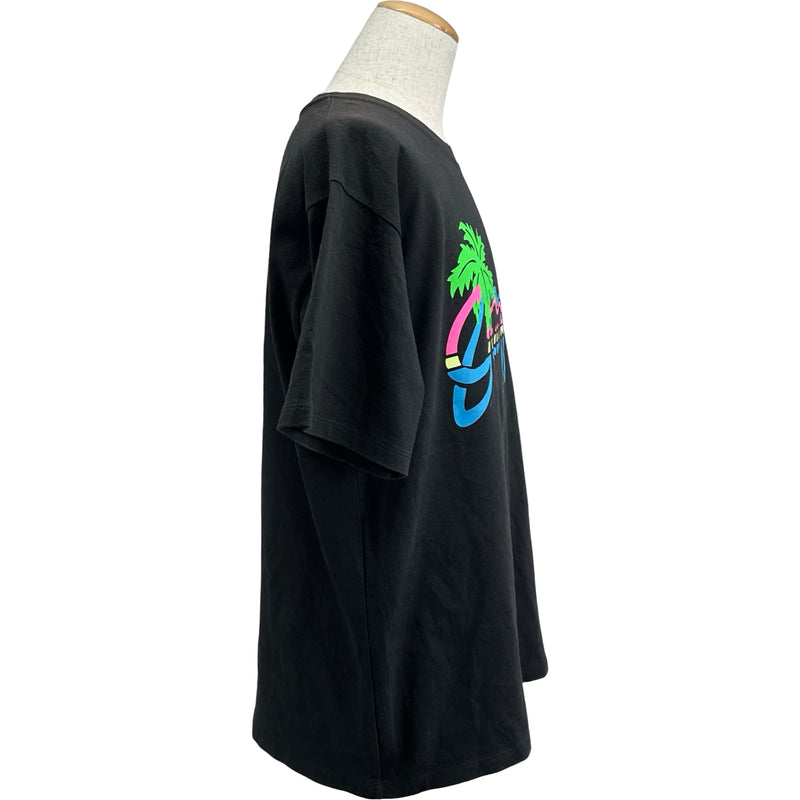 グッチ GUCCI HAWAIIロゴプリント半袖Tシャツ 616036 ブラック