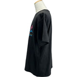 グッチ GUCCI HAWAIIロゴプリント半袖Tシャツ 616036 ブラック コットン メンズ 半袖Ｔシャツ