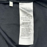 グッチ GUCCI HAWAIIロゴプリント半袖Tシャツ 616036 ブラック コットン メンズ 半袖Ｔシャツ