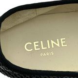 セリーヌ CELINE パイソン柄フラットシューズ ブラック レザー レディース その他靴