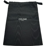 セリーヌ CELINE パイソン柄フラットシューズ ブラック レザー レディース その他靴