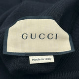グッチ GUCCI GG刺繍 ハイネック ニットセーター 467680 ブラック ウール レディース セーター