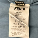 フェンディ FENDI 長袖シャツ FS0902 ブルー コットン メンズ 長袖シャツ
