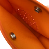 エルメス HERMES ネオエヴリンTPM W刻 オレンジ シルバー金具 トワル/スイフト レディース ショルダーバッグ