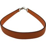 エルメス HERMES ネオエヴリンTPM W刻 オレンジ シルバー金具 トワル/スイフト レディース ショルダーバッグ