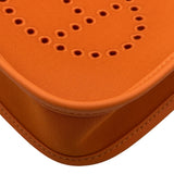 エルメス HERMES ネオエヴリンTPM W刻 オレンジ シルバー金具 トワル/スイフト レディース ショルダーバッグ
