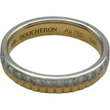 ブシュロン BOUCHERON キャトルラディアントリングハーフ ゴールド Au750 ダイヤモンド ジュエリー