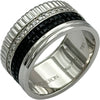 ブシュロン BOUCHERON キャトルブラックダイヤリングラージ ホワイトゴールド Au750 ブラックセラミック ジュエリー