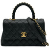 シャネル CHANEL ココハンドルXS A92990 ブラック ゴールド金具 キャビア レディース ショルダーバッグ