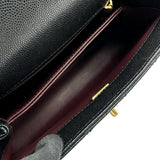 シャネル CHANEL ココハンドルXS A92990 ブラック ゴールド金具 キャビア レディース ショルダーバッグ