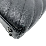 シャネル CHANEL ココハンドル XS Vステック A92990 28番台 ブラック×シルバー金具 キャビアスキン レディース ショルダーバッグ