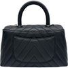 シャネル CHANEL ココハンドル XS Vステック A92990 28番台 ブラック×シルバー金具 キャビアスキン レディース ショルダーバッグ