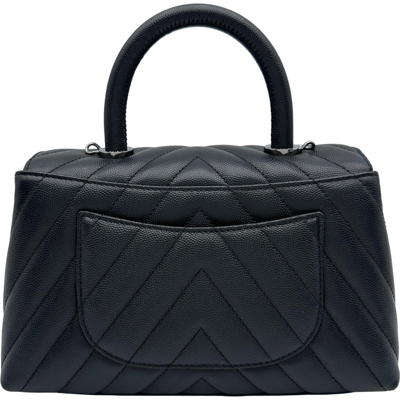 シャネル CHANEL ココハンドル XS Vステック A92990 28番台 ブラック