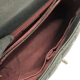シャネル CHANEL ココハンドル32 A92992 21番台 ブラック シルバー金具 キャビア レディース ハンドバッグ