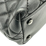 シャネル CHANEL ココハンドル32 A92992 21番台 ブラック シルバー金具 キャビア レディース ハンドバッグ