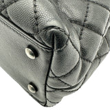 シャネル CHANEL ココハンドル32 A92992 21番台 ブラック シルバー金具 キャビア レディース ハンドバッグ