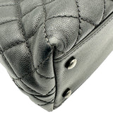 シャネル CHANEL ココハンドル32 A92992 21番台 ブラック シルバー金具 キャビア レディース ハンドバッグ