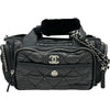 シャネル CHANEL ハンドバッグ ブラック シルバー金具 ナイロン レディース ハンドバッグ