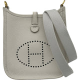 エルメス HERMES エヴリンTPM W刻 べトン ゴールド金具 トリヨン レディース ショルダーバッグ