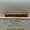 エルメス HERMES ケリー25 外縫い パーソナルオーダー Y刻 ホワイト・ポティロン ゴールド金具 ヴェルソ レディース ショルダーバッグ