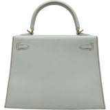 エルメス HERMES ケリー25 外縫い パーソナルオーダー Y刻 ホワイト・ポティロン ゴールド金具 ヴェルソ レディース ショルダーバッグ