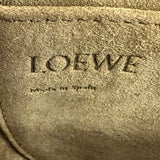 ロエベ LOEWE ゲートバッグデュアルミニ ベージュ レザー レディース ショルダーバッグ