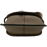 ロエベ LOEWE ゲートバッグデュアルミニ ベージュ レザー レディース ショルダーバッグ