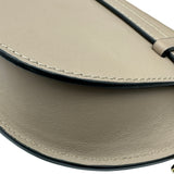 ロエベ LOEWE ゲートバッグデュアルミニ ベージュ レザー レディース ショルダーバッグ