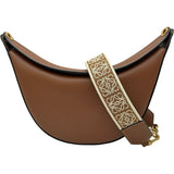 ロエベ LOEWE ルナ スモール ブラウン レザー レディース ショルダーバッグ