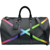 ルイ・ヴィトン LOUIS VUITTON キーポル・バンドリエール50 M30345 レインボー/ノワール タイガ メンズ ボストンバッグ