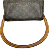 ルイ・ヴィトン LOUIS VUITTON ミニ・ルーピング M51147 ブラウン モノグラム レディース ハンドバッグ