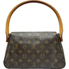 ルイ・ヴィトン LOUIS VUITTON ミニ・ルーピング M51147 ブラウン モノグラム レディース ハンドバッグ