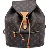 ルイ・ヴィトン LOUIS VUITTON モンスリー M43431 ブラウン モノグラムキャンバス レディース リュック・デイパック