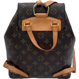 ルイ・ヴィトン LOUIS VUITTON モンスリー M43431 ブラウン モノグラムキャンバス レディース リュック・デイパック
