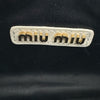 ミュウミュウ miu miu ホーボーバッグ ホワイト レザー レディース ショルダーバッグ