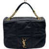 サンローラン SAINT LAURENT ジェイミー 4.3 ミディアム ブラック レザー レディース ショルダーバッグ