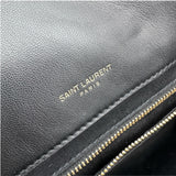 サンローラン SAINT LAURENT ジェイミー 4.3 ミディアム ブラック レザー レディース ショルダーバッグ