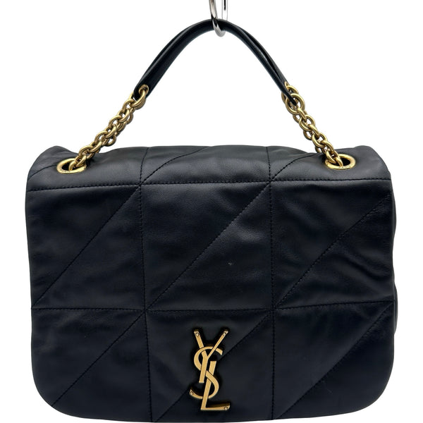 極美品 YVES SAINT LAURENT イヴサンローラン ナイロン ショルダーバッグ ブラック ブラック ネイビー 273674.213317 シルバー金具 中古 4b005839 SAINT LAURENT - 極美品 YVES SAINT LAURENT イヴサンローラン