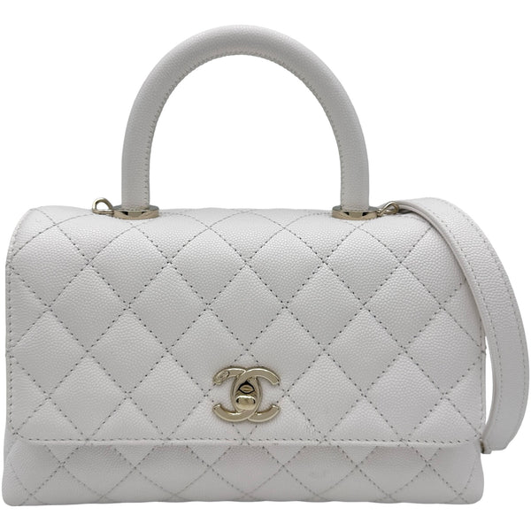 シャネル CHANEL ココハンドル XS A92990 ホワイト ゴールド金具