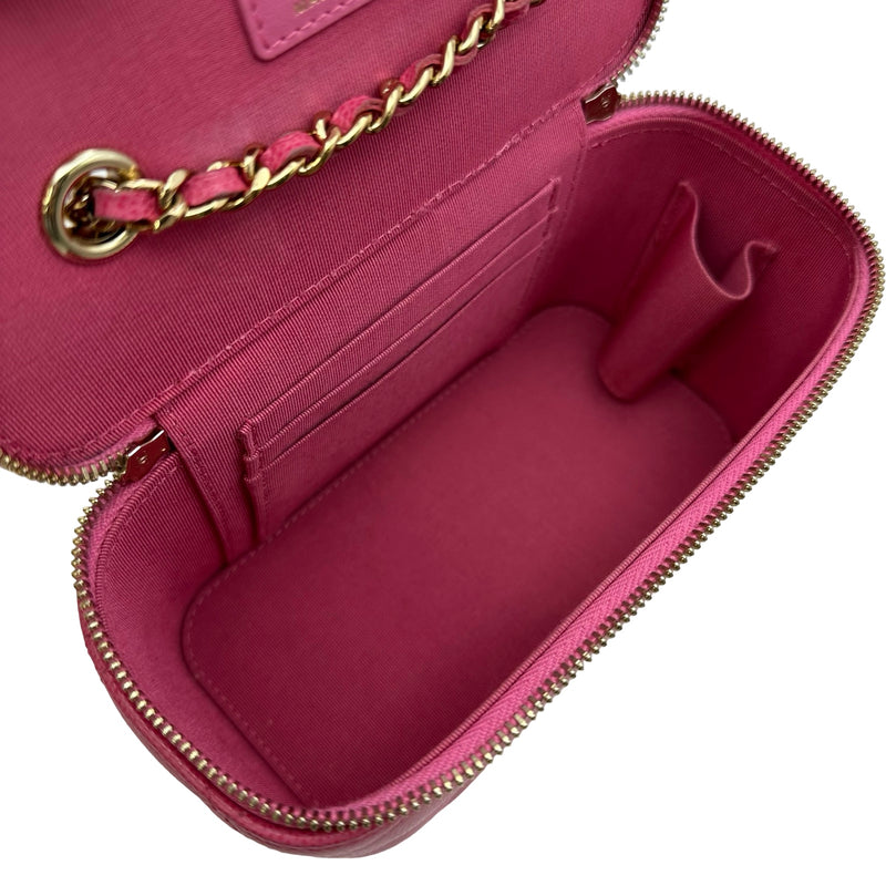 CHANEL バニティバッグ シャネル CHANEL バニティバッグ AP1341 29番台 ピンク ゴールド金具