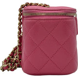 シャネル CHANEL バニティバッグ AP1341 29番台 ピンク ゴールド金具 キャビア レディース ショルダーバッグ