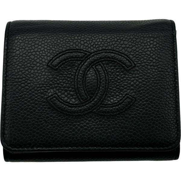 シャネル CHANEL スモールフラップウォレット AP4656 27番台 ブラック